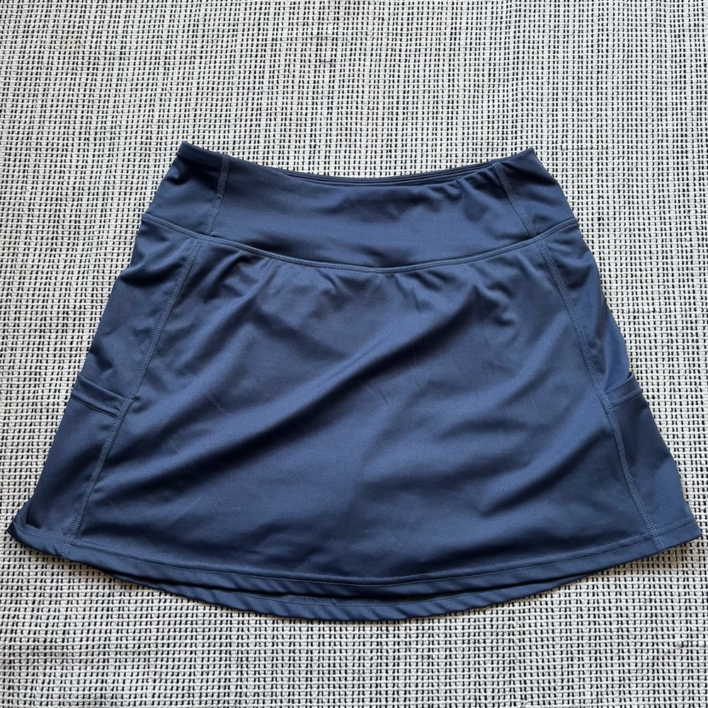 Nicole Miller Sport Deep Blue Activewear Work Out Skort Size M